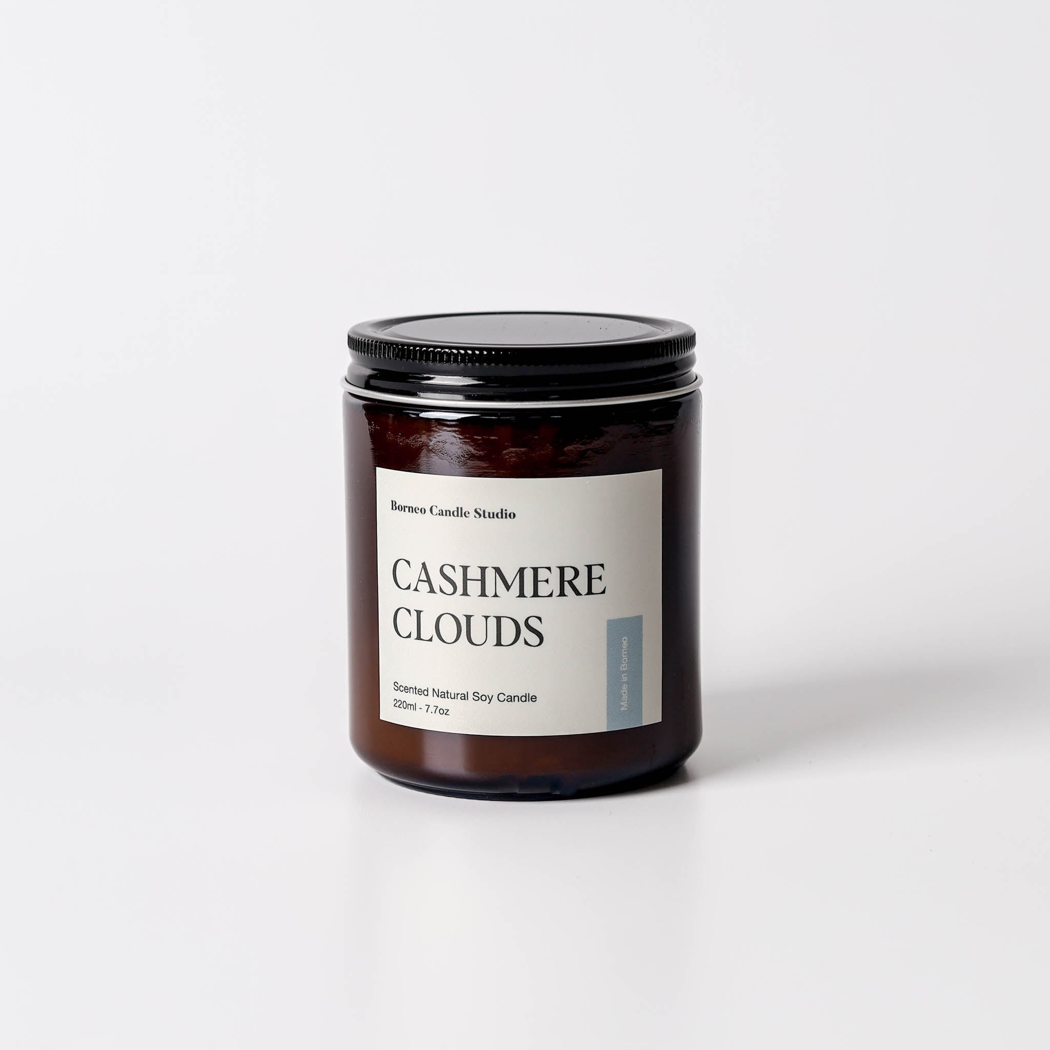 Cashmere Clouds Soy Scented Candle - Borneo Candle Studio Brunei