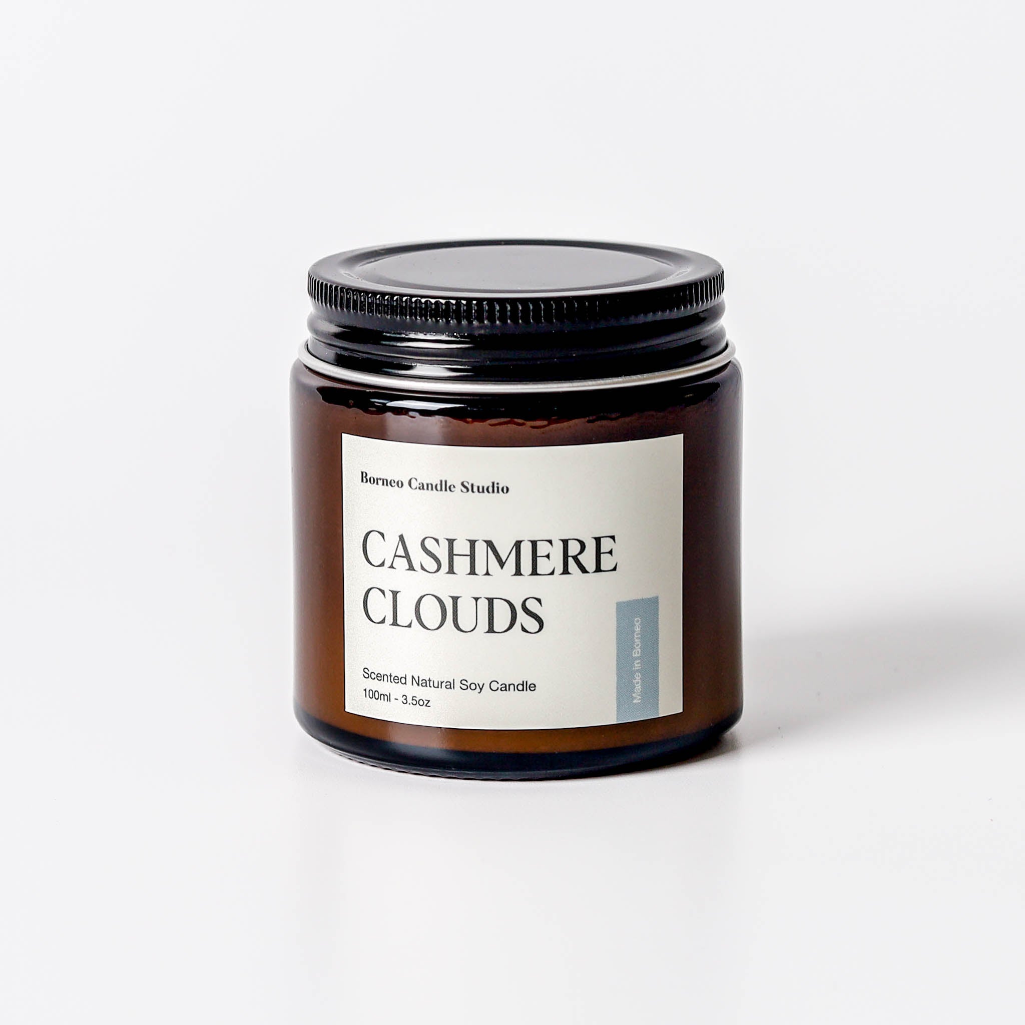 Cashmere Clouds Soy Scented Candle - Borneo Candle Studio Brunei