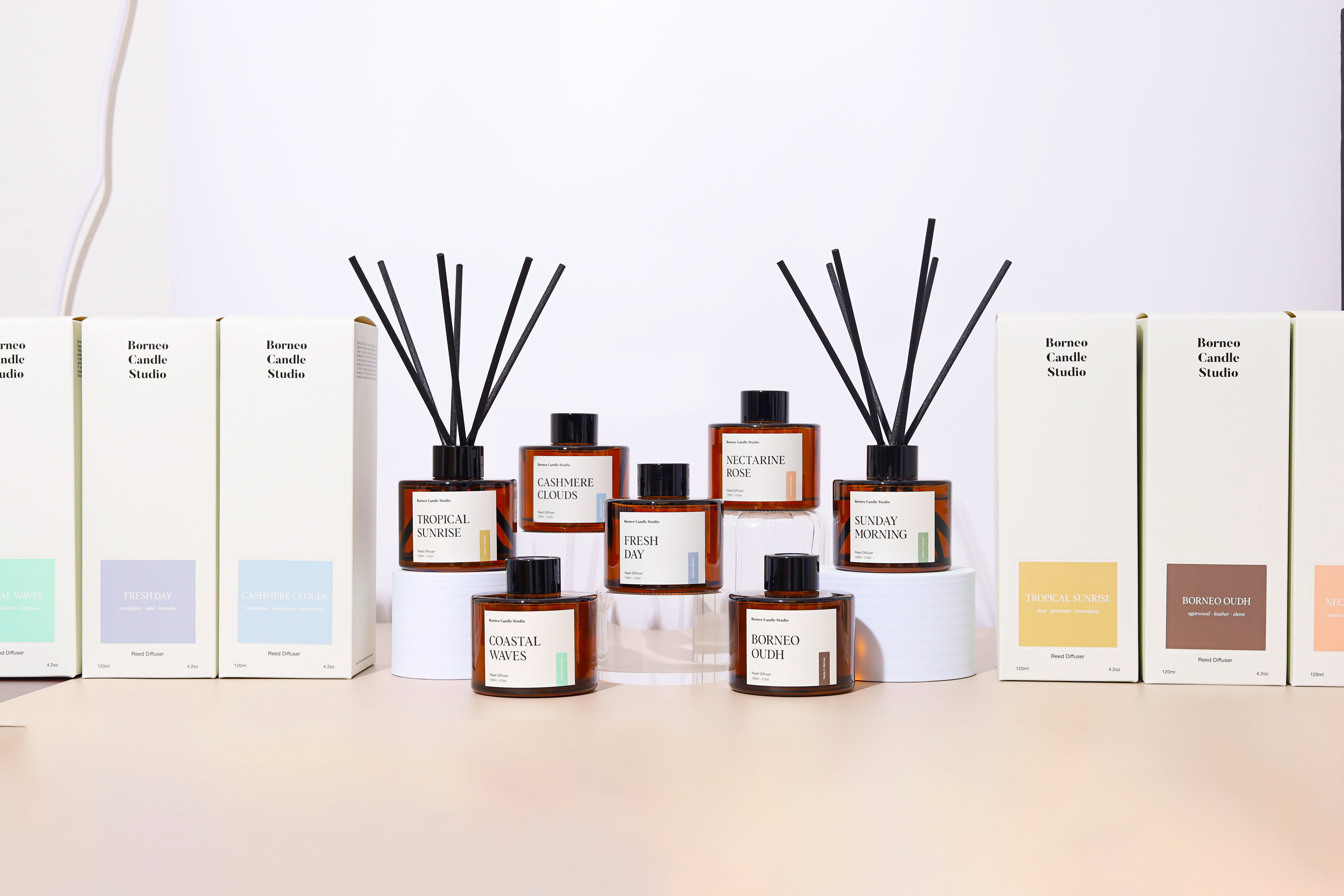 Borneo Candle Studio Brunei Reed Diffuser Collection