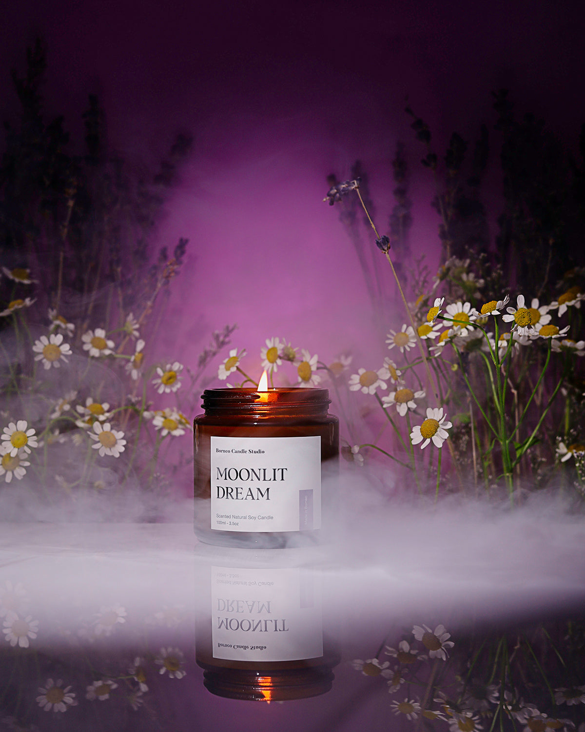 Moonlit Dream Scented Candle Borneo Candle Studio