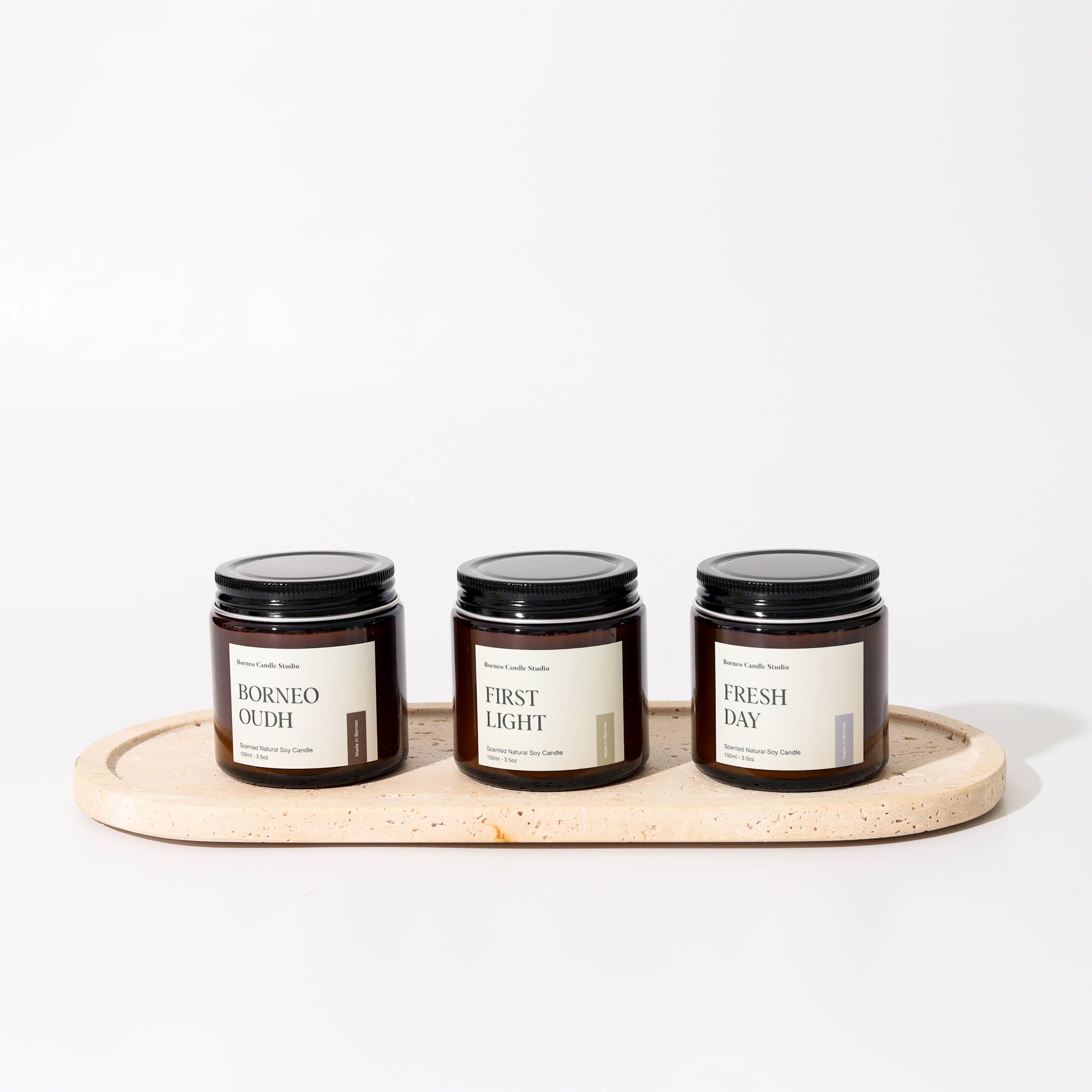 Nature Lover Scented Candle Bundle by Borneo Candle Studio Brunei