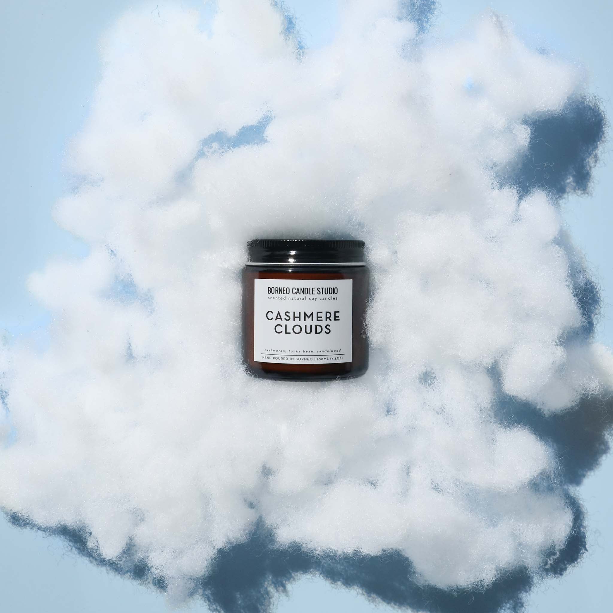 Cashmere Clouds Soy Candle - Borneo Candle Studio