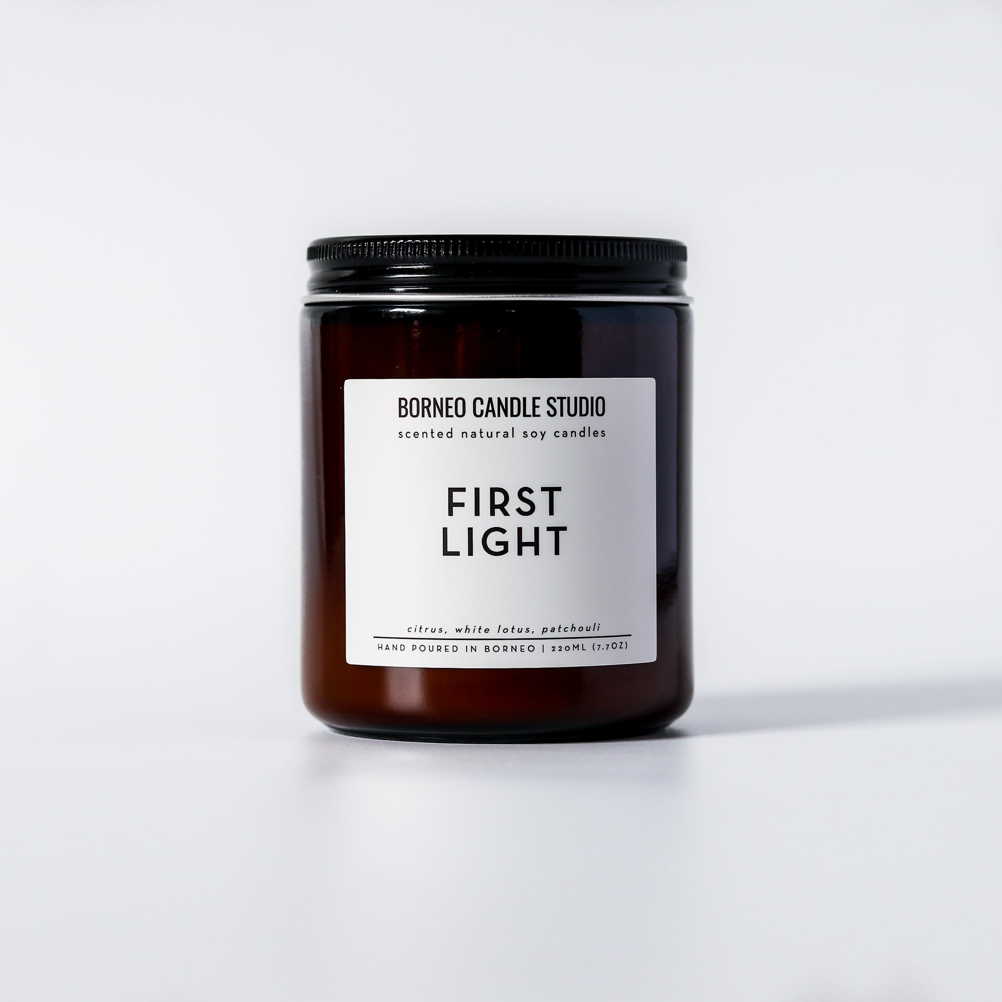 First Light Scented Soy Candle Borneo Candle Studio 