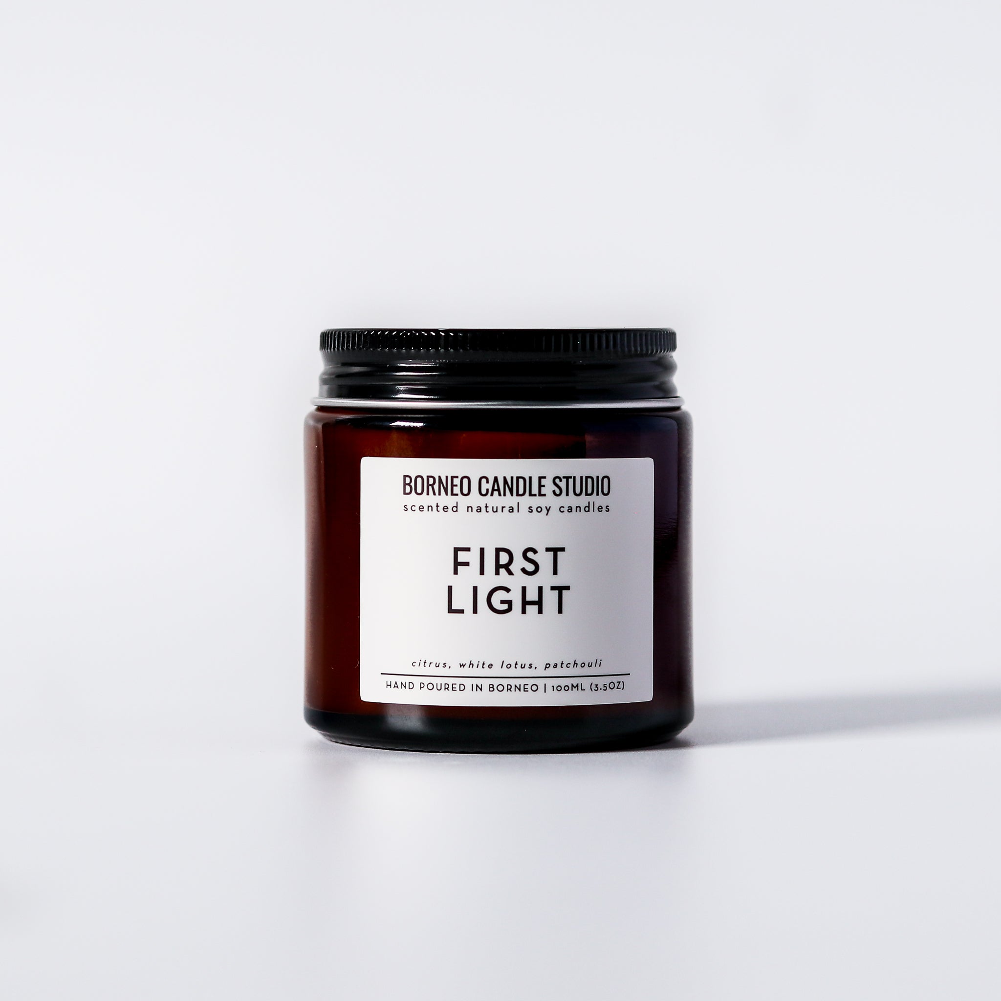 First Light Scented Soy Candle Borneo Candle Studio 